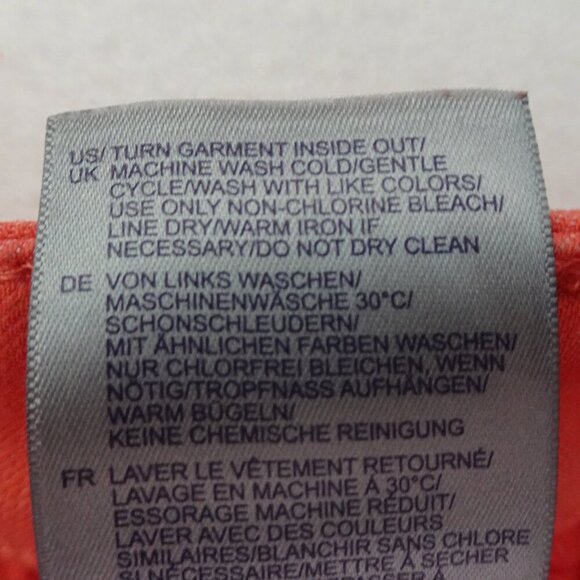 NYDJ Cropped Jeans Women's Plus Size 20W Pink Coral Denim Marilyn Straight - Picture 12 of 12